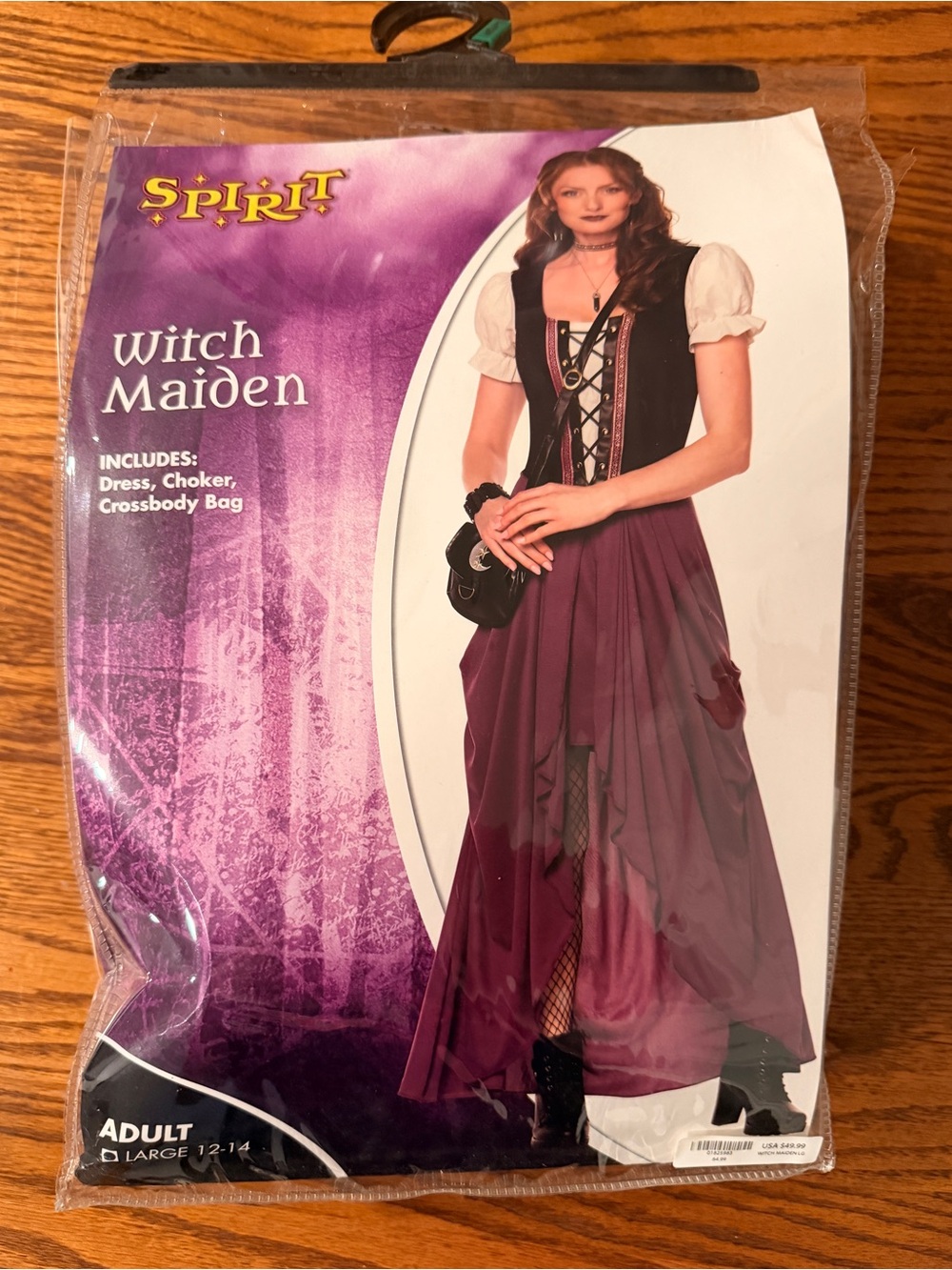 Witch Maiden Costume - Adult Large - Picture 2 of 3